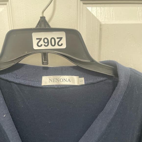 Navy Button-Down Women's Shirt - Picture 8 of 14